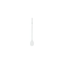 Spatule mélangeuse ajourée en polypropylène blanc 120 cm