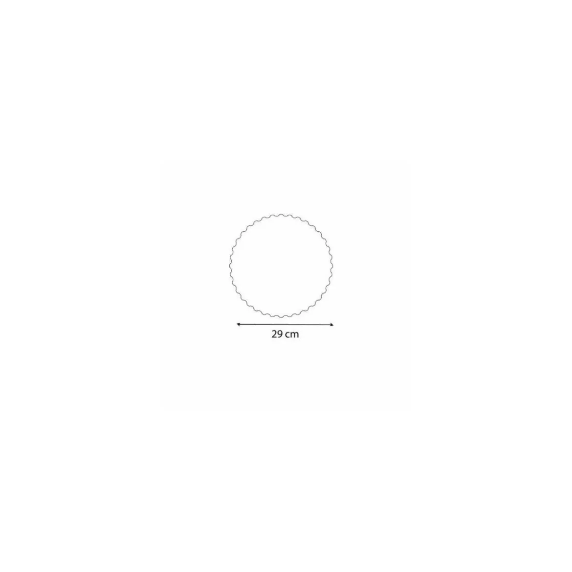 Support blanc rond Ø 29 cm - par 250