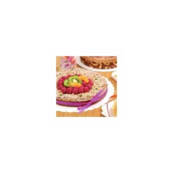 Support carton rond festonné blanc Ø 32 cm - par 250