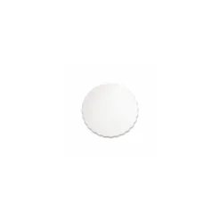 Support carton rond festonné blanc Ø 32 cm - par 250