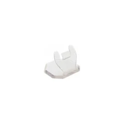 Support étiquette plastique transparent H 4,5 cm - par 10