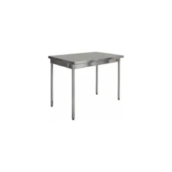 Table centrale démontable inox 120 x 70 x 90 cm
