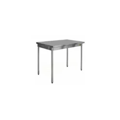 Table centrale démontable inox 220 x 70 x 90 cm