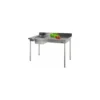 Table chef cuve à gauche L. 1,2 m
