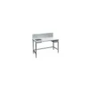Table de préparation inox 140 x 60 cm dosseret 40 cm