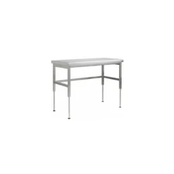 Table inox à hauteur variable 140 x 70 cm