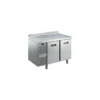 Table inox réfrigérée ZJ2 2 portes 265 L avec dosseret 124 x 70 x 85 cm