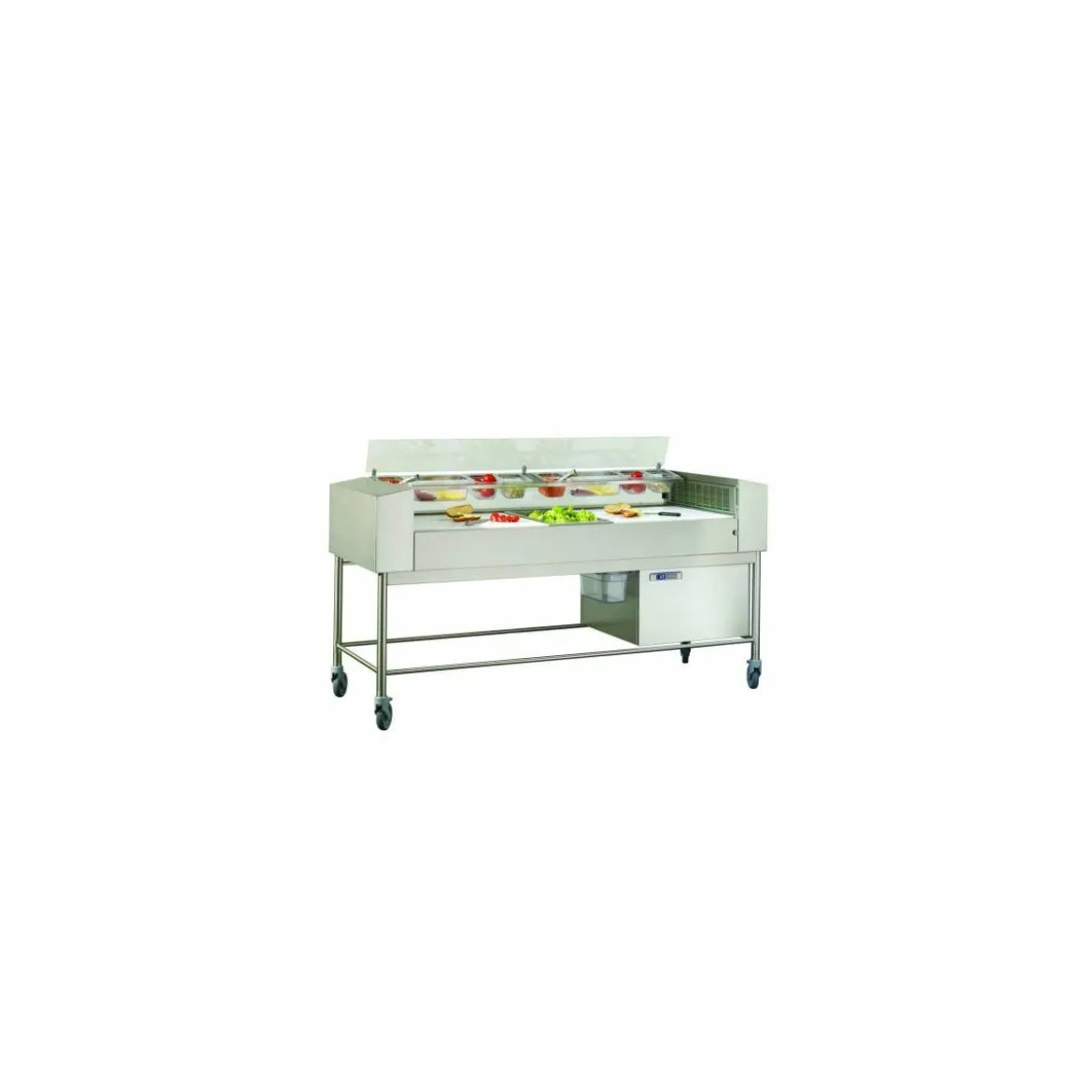 Table laminaire Labo System 3 plaques H. 108 x L. 140 x l. 70 cm
