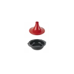 Tajine induction Atlas alu et céramique rouge Ø 30 cm
