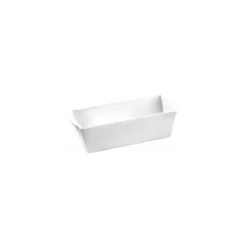 Terrine rectangulaire porcelaine blanche 125 cl