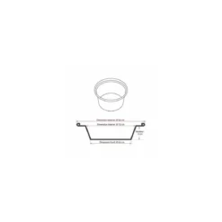 Timbale plissée aluminium GO125 12,5 cl - par 100