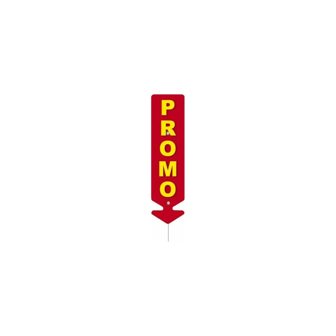 Étiquette flèche "Promo" 22 cm - par 5
