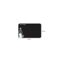 Étiquette Heula Crémière sans texte et sans pique 8,5 x 5,4 cm - par 10