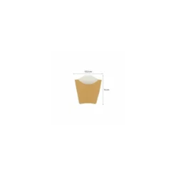 Étui à frites kraft brun 165 ml - par 200