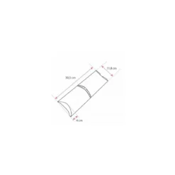Étui à wrap kraft brun 30,5 x 11,8 x 4 cm - par 500