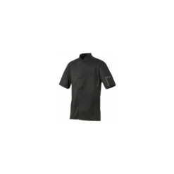 Veste de cuisine manches courtes Benak maille 37.5 noir T3