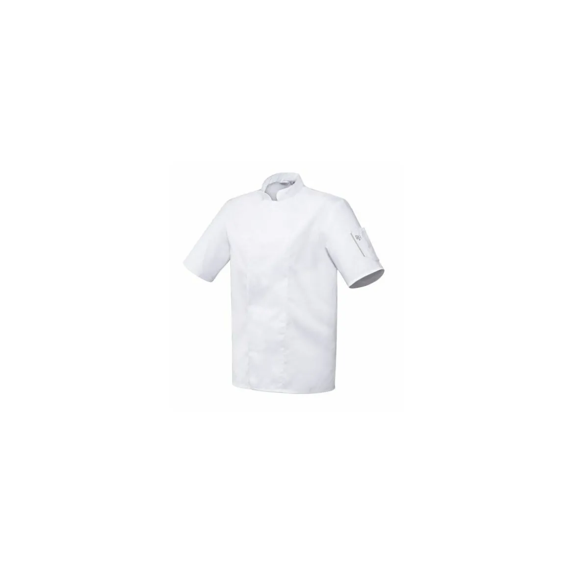 Veste de cuisine Robur manche courtes Nero blanche T1