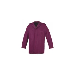 Veste Henri manches longues noire rayé bordeaux M