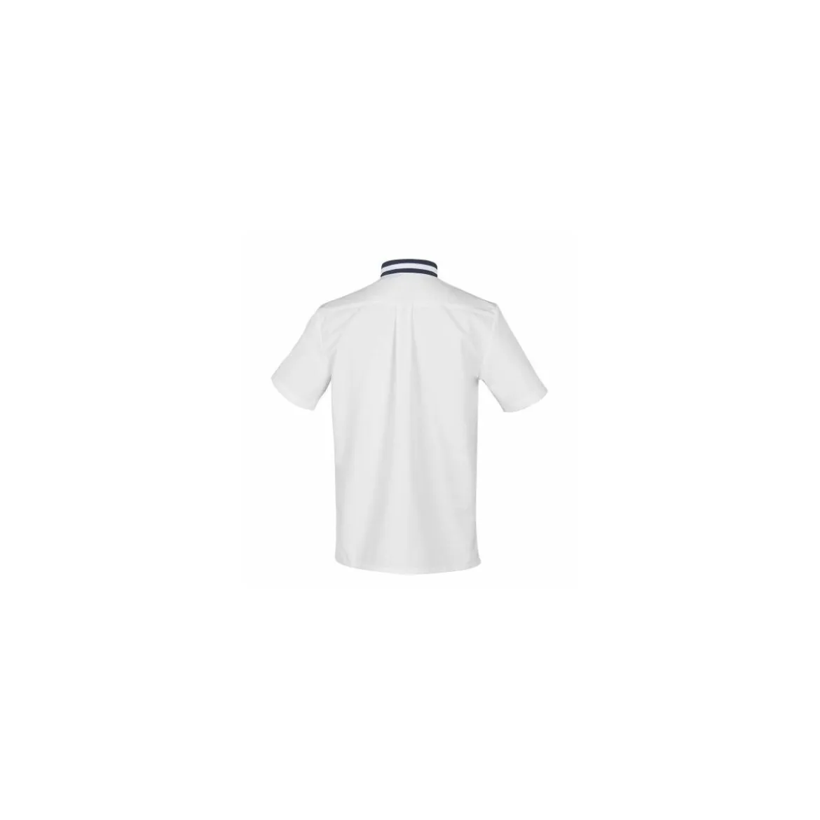 Veste manches courtes Hylo polycoton blanc/marine - taille 3