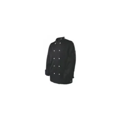 Veste polycoton manches longues noire XS